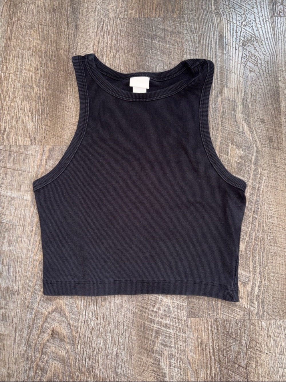 Women's H&M Ribbed Cropped Tank Top